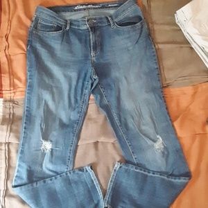 Eddie Bauer distressed boyfriend jeans 8
